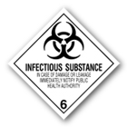 Infectious Substances Class6 Label